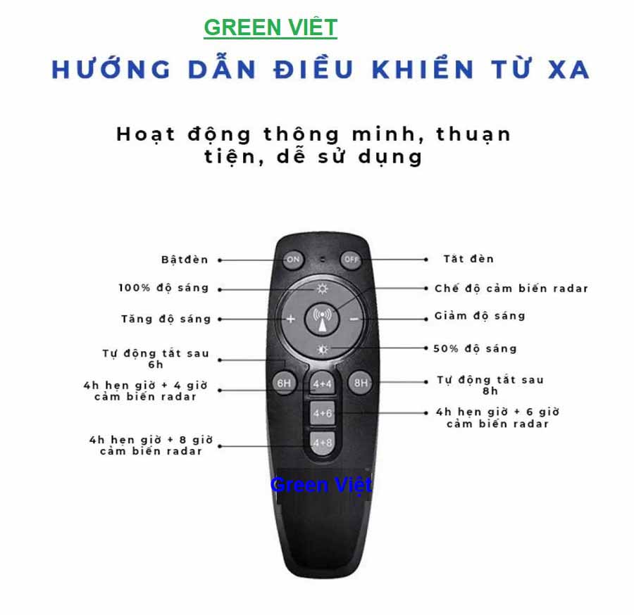 Đèn năng lượng mặt trời ánh sáng vàng