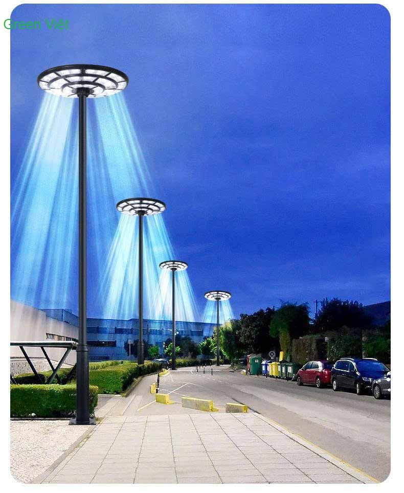 Đèn Sân Vườn Solar Light UFO-500W-V den-san-vuon-solar-light-ufo-500w-v-va-cong-vien