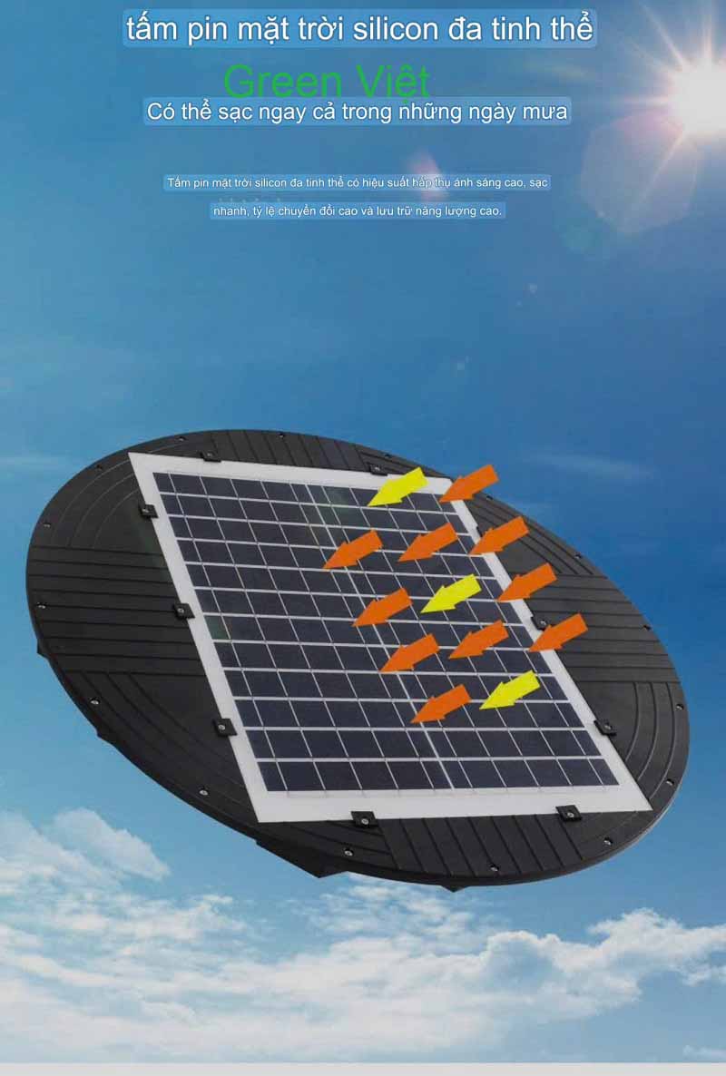 Đèn Sân Vườn Solar Light UFO