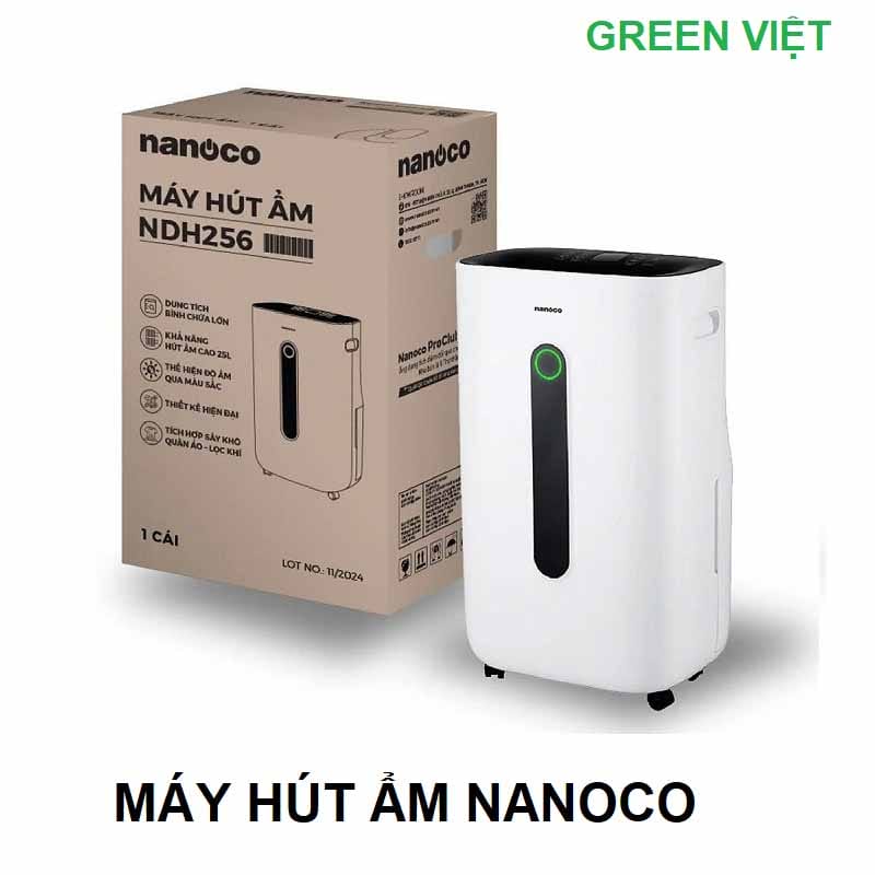 Máy hút ẩm Nanoco NDH256 may-hut-am-nanoco-ndh256
