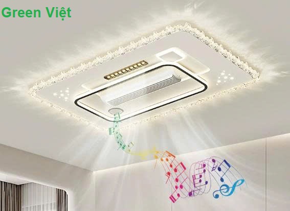 Quạt trần đèn không cánh quat-tran-den-khong-canh-qtdop12-ket-noi-loa-bluetooth