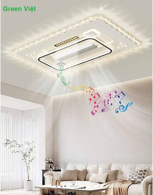 Quạt trần đèn không cánh quat-tran-den-khong-canh-qtdop12-ket-noi-loa-bluetooth