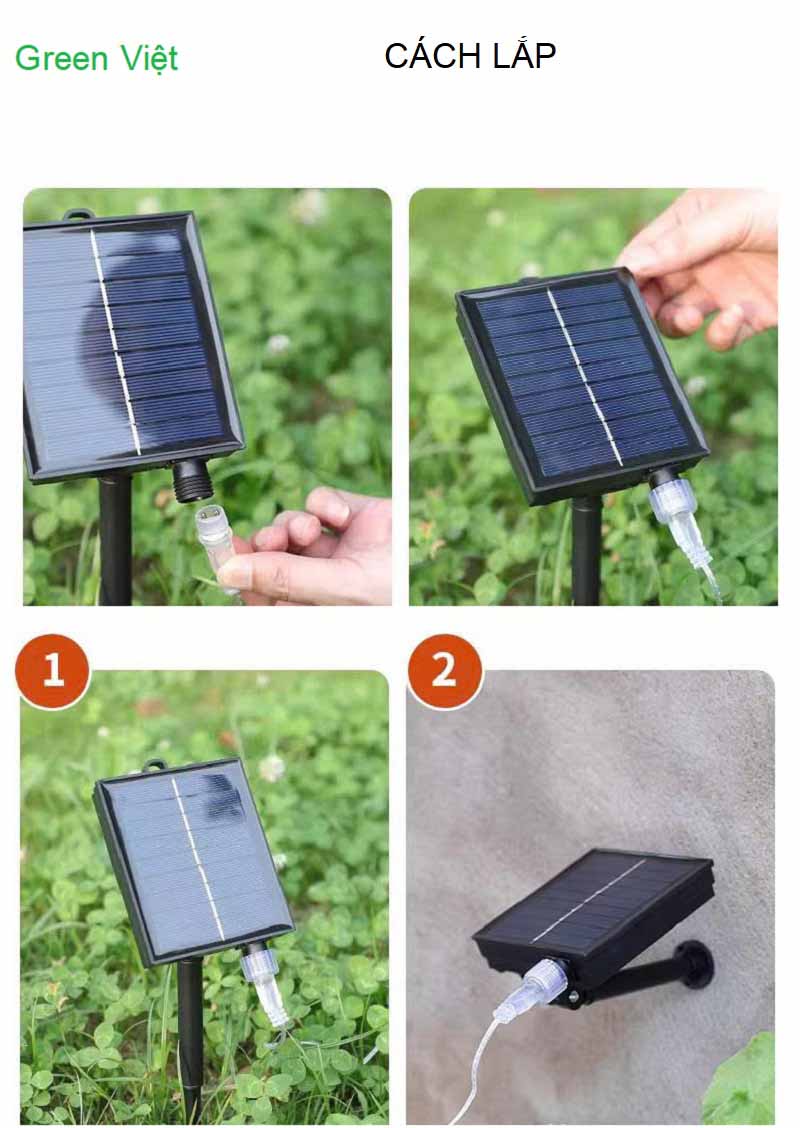 Đèn LED dây năng lượng mặt trời