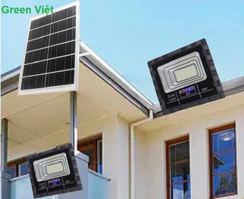 Đèn pha LED năng lượng mặt trời 100W den-pha-led-nang-luong-mat-troi-100w-pl100-green-viet
