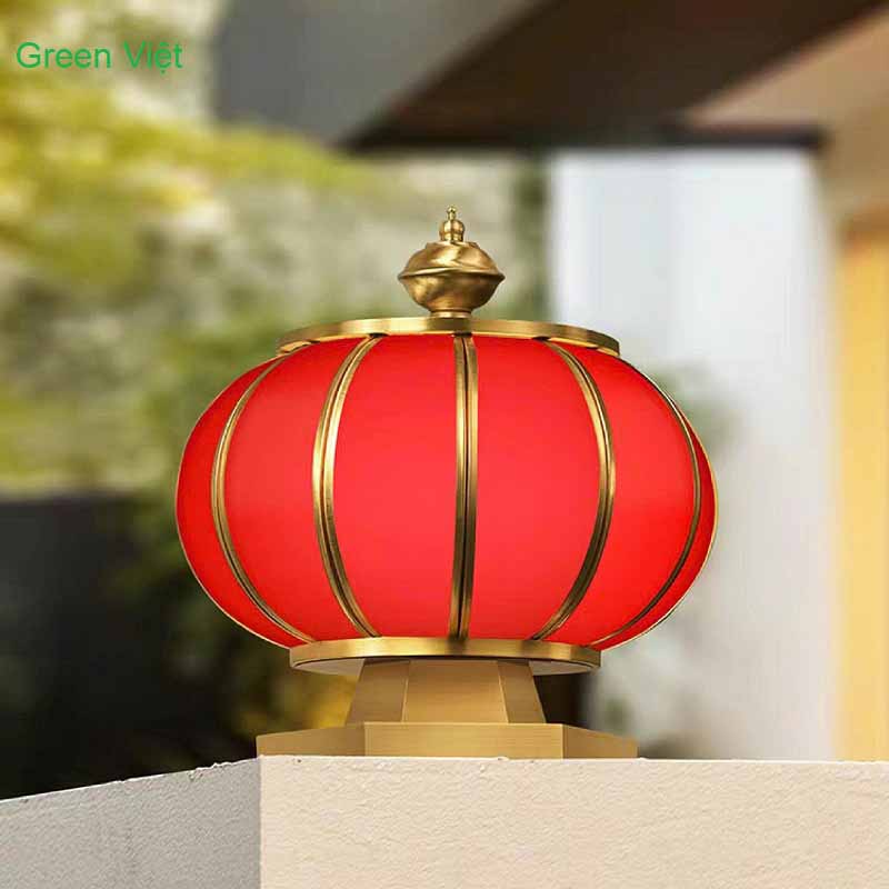 Đèn Trụ Cổng Trang Trí Màu Đỏ den-tru-cong-trang-tri-mau-do-td40-nang-luong-mat-troi