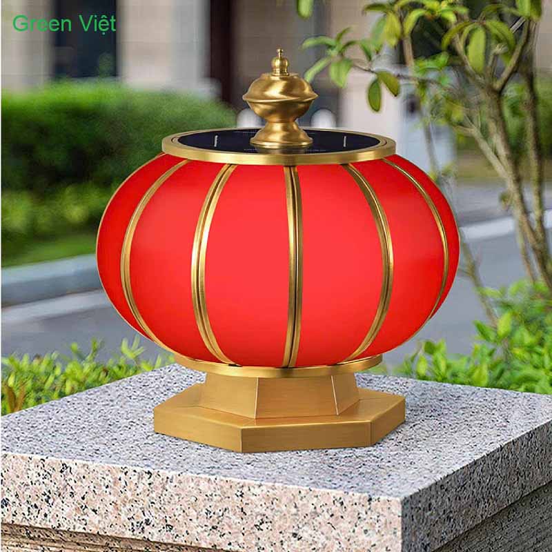 Đèn Trụ Cổng Trang Trí Màu Đỏ den-tru-cong-trang-tri-mau-do-td40-nang-luong-mat-troi