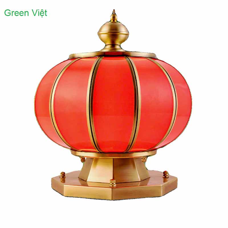 Đèn Trụ Cổng Trang Trí Màu Đỏ den-tru-cong-trang-tri-mau-do-td40-nang-luong-mat-troi