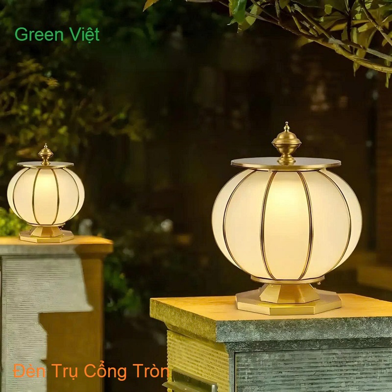 Đèn Trụ Cổng Tròn Năng Lượng Mặt Trời den-tru-cong-tron-nang-luong-mat-troi-t25