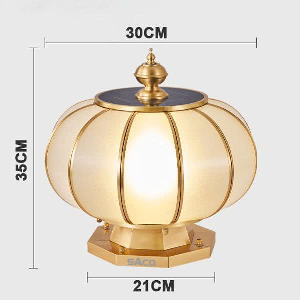 Đèn Trụ Cổng Tròn Năng Lượng Mặt Trời den-tru-cong-tron-nang-luong-mat-troi-t30