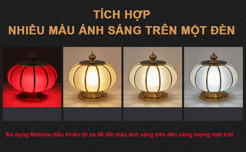 Đèn Trụ Cổng Tròn Năng Lượng Mặt Trời den-tru-cong-tron-nang-luong-mat-troi-t30