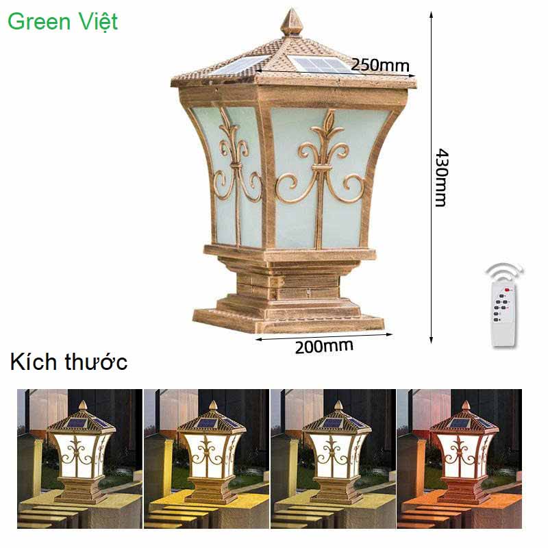 Đèn Trụ Trang Trí Sân Vườn Năng lượng mặt trời den-tru-trang-tri-san-vuon-nang-luong-mat-troi-v20-a