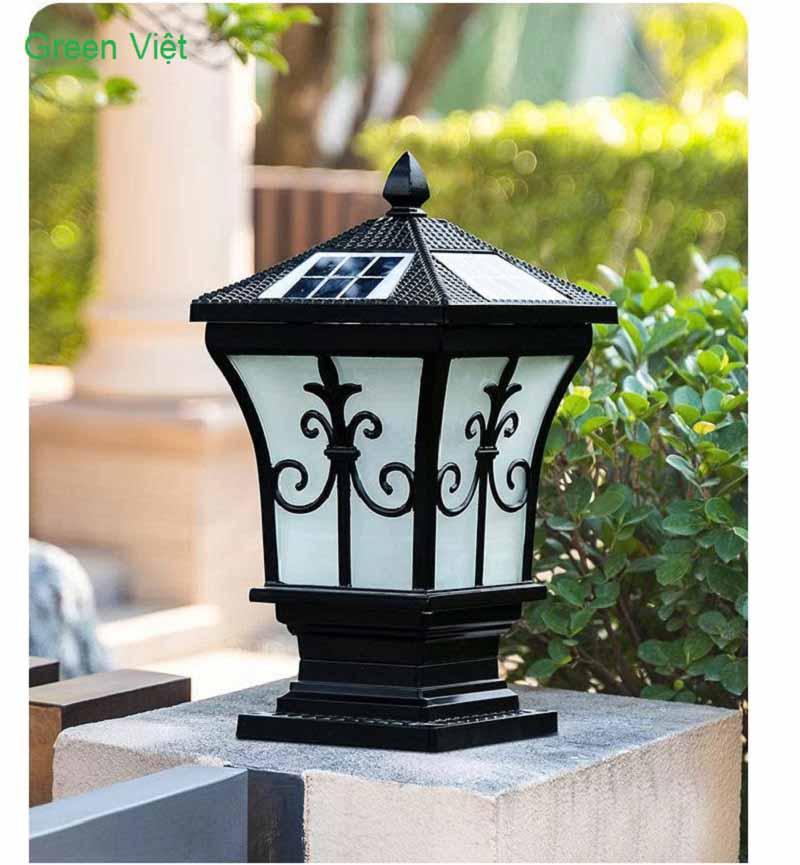 Đèn Trụ Trang Trí Sân Vườn Năng lượng mặt trời