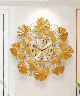 dong-ho-treo-tuong-nghe-thuat-hoa-co-mua-xuan-gv2805