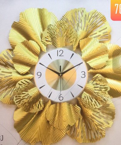 Đồng Hồ Treo Tường DH111 Lá Ginkgo Tượng Trưng Cho Quyền Năng, Sự Kiên Trì