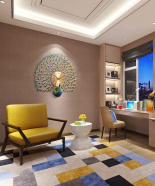 Đồng Hồ Treo Tường Nghệ Thuật Chim Công - Đồng Hồ Vũ Điệu Đam Mê K846.2