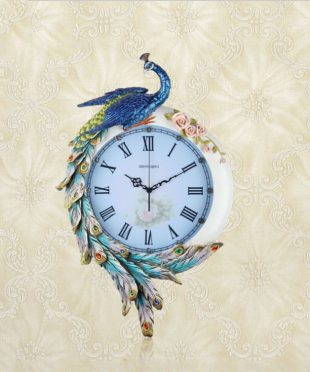 dong-ho-nghe-thuat-t15230-trang-tri-chim-cong-hien-dai-nen-mua
