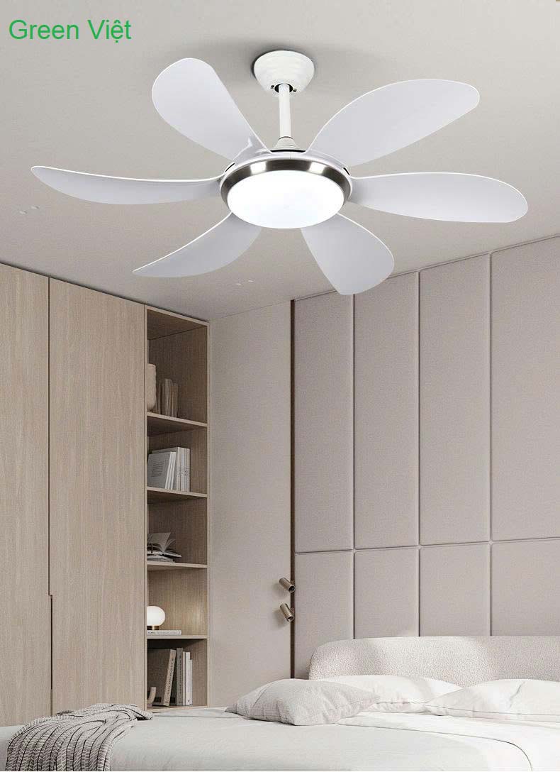 Quạt trần đèn quat-tran-den-trang-tri-cao-cap-green-viet-cd155t