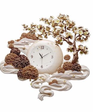 dong-ho-phu-dieu-decor-dong-ho-nghe-thuat-3d-thao-nguyen-xanh-dh98