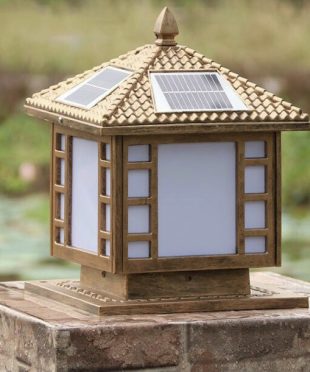 Đèn trụ cổng năng lượng mặt trời siêu sáng GV1021