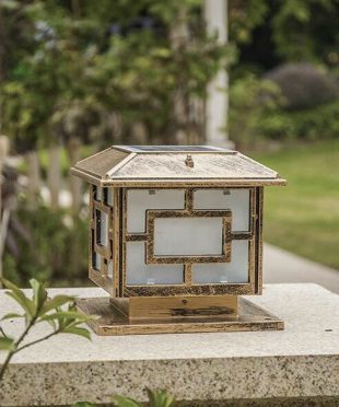 Đèn trụ cổng năng lượng mặt trời siêu sáng GV1020