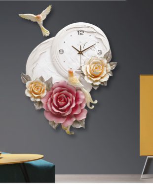 dong-ho-treo-tuong-trang-tri-nghe-thuat-gv01a-hoa-mau-don