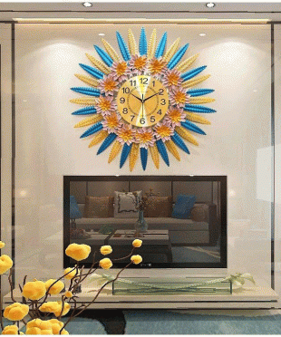 dong-ho-decor-nghe-thuat-vong-nguyet-que-bang-kim-loai-k526