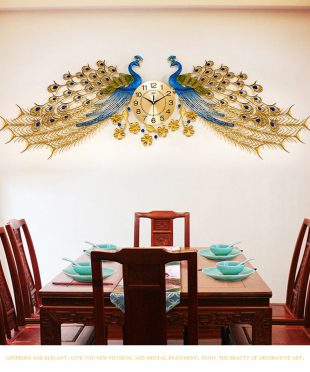 dong-ho-treo-tuong-nghe-thuat-chim-cong-doi-phong-khach-bs20202