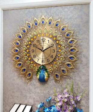 dong-ho-treo-tuong-nghe-thuat-phong-khach-dh914