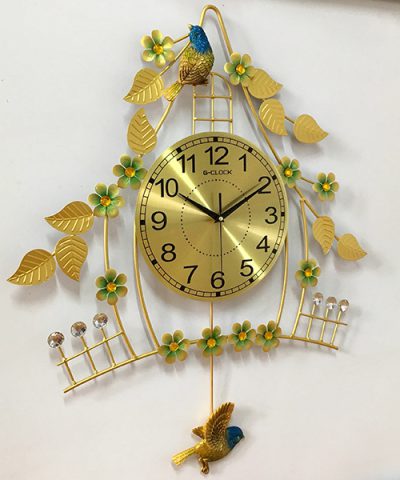 dong-ho-trang-tri-nghe-thuat-to-am-gia-dinh-chim-a10858