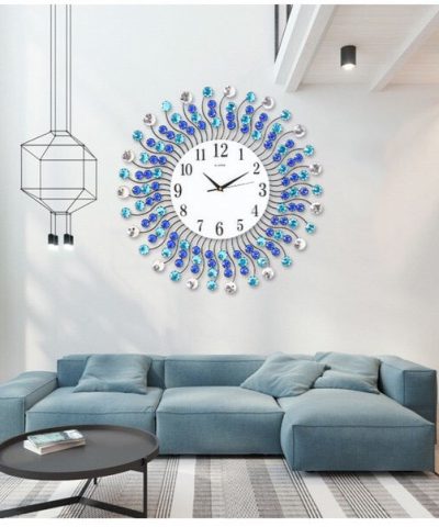 dong-ho-treo-tuong-nghe-thuat-nhung-hat-pha-le-lap-lanh-m1047t