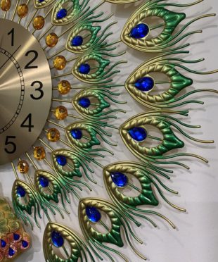 dong-ho-trang-tri-nghe-thuat-chim-cong-hien-dai-t152016