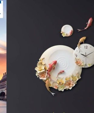 dong-ho-treo-tuong-nghe-thuat-tranh-cao-cap-ttx1226