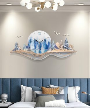 dong-ho-treo-tuong-trang-tri-nghe-thuat-cay-thong-noel-t15222