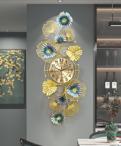 dong-ho-treo-tuong-nghe-thuat-kt123-decor-phong-khach