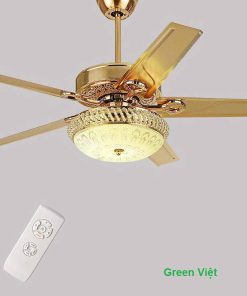 Quạt Trần Đèn 5 Cánh Sắt DQ.CT.107 13 quat-tran-den-qtd67-green-viet