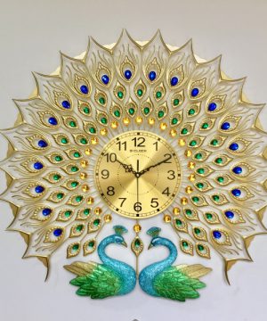 dong-ho-treo-tuong-nghe-thuat-t2010-dong-ho-chim-cong-phu-quy-vien-man