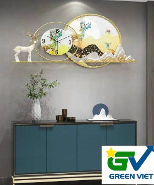 Đồng hồ trang trí nghệ thuật mẫu mới 2022 mã TT22011