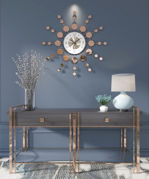 dong-ho-trang-tri-nghe-thuat-tt22077-giot-nuoc-ban-mai