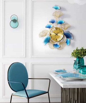 dong-ho-treo-tuong-nghe-thuat-tt23081-hoa-giay-leo-lang-mang; đồng hồ treo tường; đồng hồ trang trí;