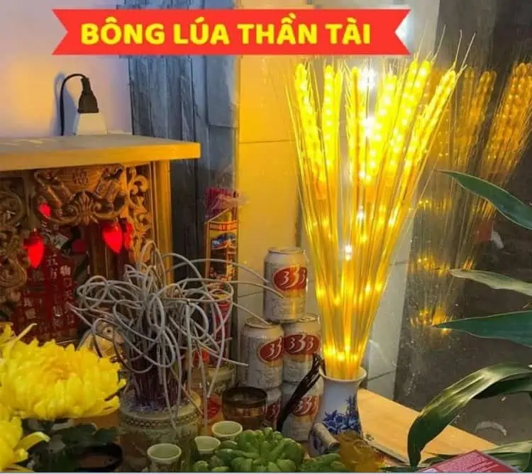 Đèn bông lúa thần tài DBL01- Đèn Green Việt
