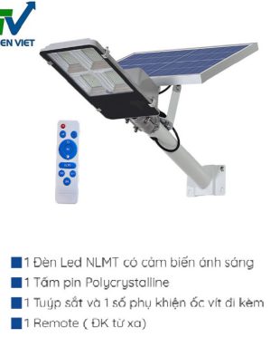 Đèn đường năng lượng mặt trời ánh sáng vàng ASV 200w 300w