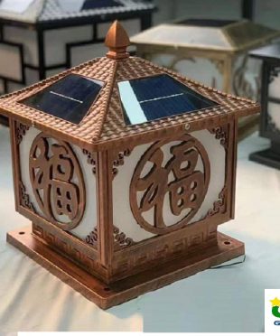 Đèn trụ cổng năng lượng mặt trời TNLMT 25 30 40 Cm