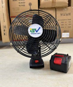 quat-tich-dien-dung-pin-roi-10-cell-48v-co-xoay-hang-totGiới Thiệu Quạt Tích Điện QT021 Quạt tích điện QT021 là sản phẩm tuyệt vời dành cho những chuyến du lịch, cắm trại, picnic hay dùng tại gia đình, văn phòng, công trường. Sản phẩm kết hợp giữa sự bên bì, tiện lợi và hiệu suất cao. Thông Tin Sản Phẩm Quạt Tích Điện 20 Cell Tên sản phẩm: Quạt Tích Điện 20 Cell Dùng Trên 10 Giờ Chân quạt: Chân phổ thông 4cm, vững chắc và dễ dàng sử dụng Tốc độ gió: 2 cấp độ gió linh hoạt (chế độ gió mạnh và nhẹ) Cánh quạt: Cánh sắt sơn tĩnh điện, bền bỉ và dễ dàng vệ sinh Lồng quạt: Lồng bảo vệ bằng sắt sơn tĩnh điện, an toàn cho người sử dụng Màu sắc: Đen, dễ dàng phối hợp với mọi không gian Công suất: 22W, tiết kiệm năng lượng và hiệu suất làm mát cao Đường kính cánh quạt: 19cm, đường kính bao ngoài 22cm Lõi động cơ: Lõi đồng, giúp quạt hoạt động ổn định và bền bỉ Thời gian sử dụng: Từ 8 đến 15 giờ liên tục
