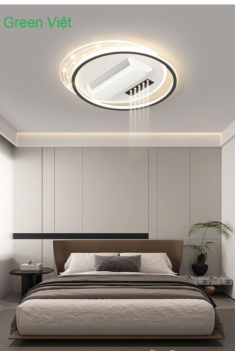 Quạt Trần Đèn không cánh quat-op-tran-den-qopd110-hien-dai