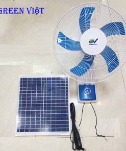 Quạt treo tường năng lượng mặt trời