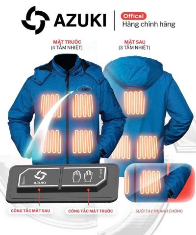 Áo sưởi ấm Azuki chính hãng ;Áo sưởi ấm thông minh ;Áo khoác sưởi ấm mùa đông ;Áo sưởi ấm bảo vệ sức khỏe; Áo sưởi Azuki chống rét;Áo sưởi ấm cao cấp Azuki; Áo sưởi ấm điện chính hãng; Áo sưởi ấm thông minh Nhật Bản;Áo sưởi mùa đông giá lạnh ;Áo sưởi giữ nhiệt thông minh; Áo sưởi ấm Azuki sử dụng pin sạc;Áo khoác giữ ấm mùa đông thông minh; Áo sưởi ấm chống gió lạnh Blocktech ;Áo sưởi ấm Azuki bảo hành 12 tháng; Áo sưởi ấm công nghệ Nhật Bản; Áo sưởi ấm dành cho người già; Áo sưởi điện an toàn cho trẻ nhỏ ;Áo sưởi cho lao động ngoài trời;Áo giữ nhiệt thông minh chống rét ;Quà tặng mùa đông ý nghĩa