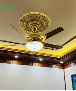 Quạt Trần Đèn QTD67 Green Việt 9 quat-tran-den-qtd67-green-viet