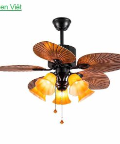 Quạt Trần Đèn QC05 Hình Lá Cọ 7 quat-tran-den-qc05-hinh-la-co