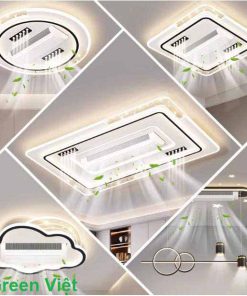 Quạt đèn ốp trần QDOT không cánh 17 quat-tran-khong-canh
