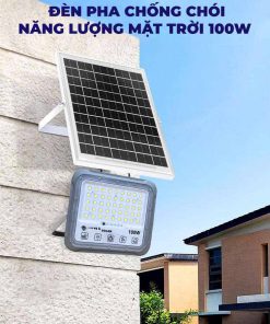 Đèn Pha Chống Chói Năng Lượng Mặt Trời 100W